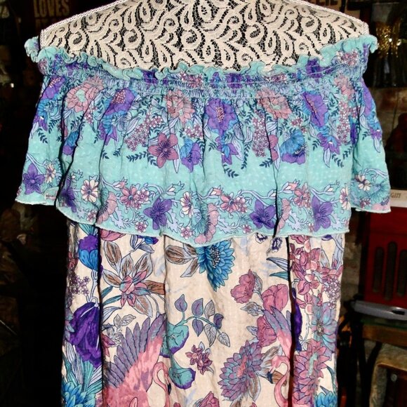 Spell & The Gypsy Siren Song Off the Shoulder Blouse - Picture 1 of 6